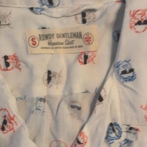 White Shirt with Fun Graphic Print